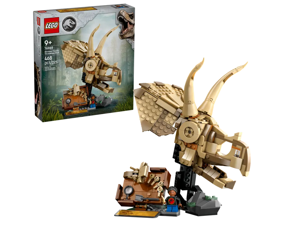 LEGO Jurassic World 76969 - Dinosaur Fossils: Triceratops Skull - Authentic LEGO Set Main Image