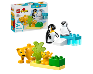 LEGO DUPLO 10442 - Wild Animal Families: Penguins & Lions - Authentic LEGO Set Main Image