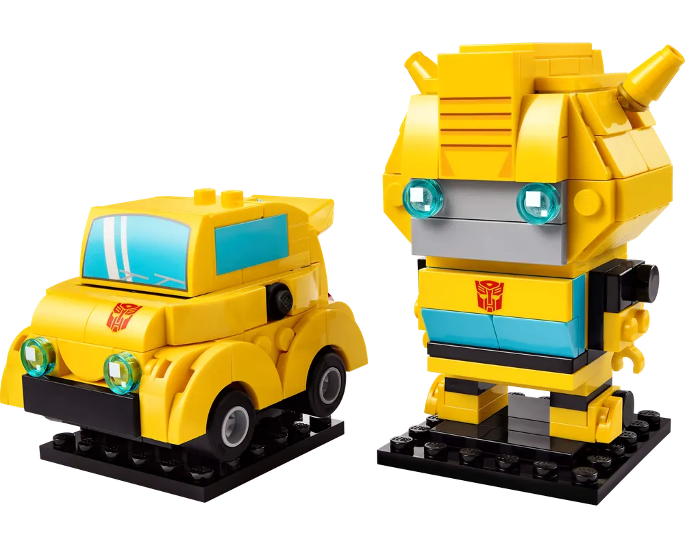 LEGO BrickHeadz 40804 - Bumblebee Robot & Vehicle - Authentic LEGO Set Image 2