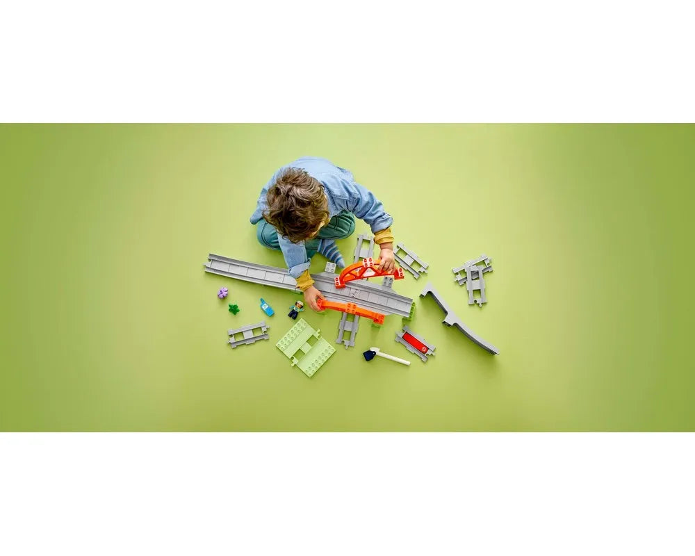LEGO DUPLO 10426 - Train Bridge and Tracks Expansion Set - Authentic LEGO Set Image 8