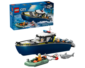 LEGO City 60456 - Police Boat Chase - Authentic LEGO Set Main Image