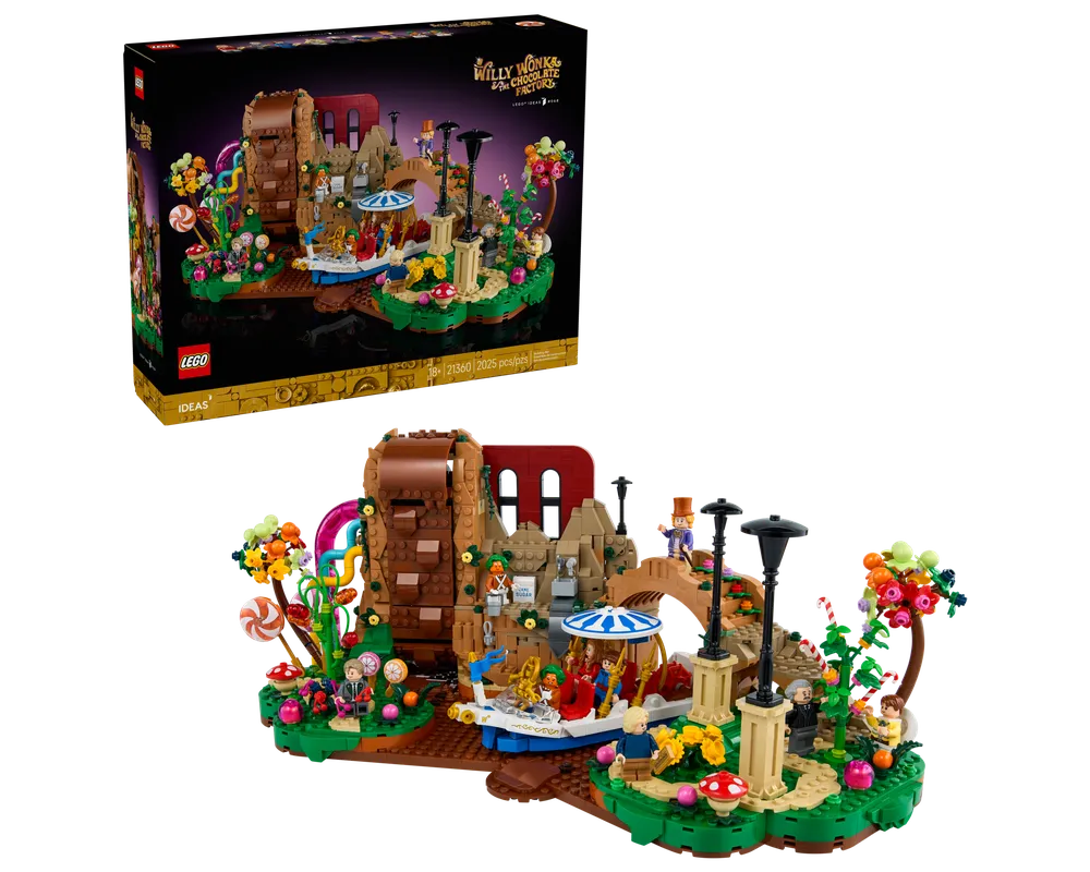LEGO LEGO Ideas &#40;CUUSOO&#41; 21360 - Willy Wonka & the Chocolate Factory - Authentic LEGO Set Main Image
