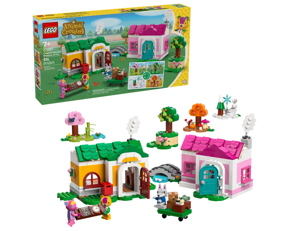 LEGO Animal Crossing 77057 - Creative Houses: Seasons of Fun - Authentic LEGO Set Main Image