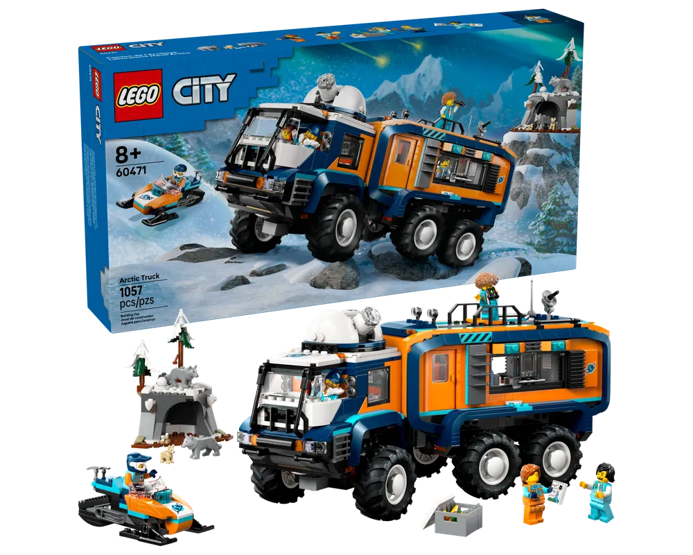 LEGO City 60471 - Arctic Explorer Science Lab Truck - Authentic LEGO Set Main Image