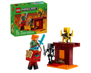 LEGO Minecraft 21266 - The Nether Lava Battle - Authentic LEGO Set Main Image