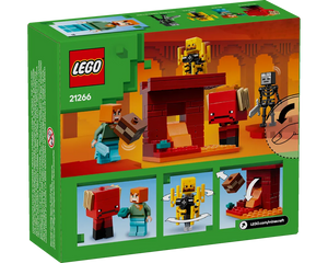 LEGO Minecraft 21266 - The Nether Lava Battle - Authentic LEGO Set Image 3