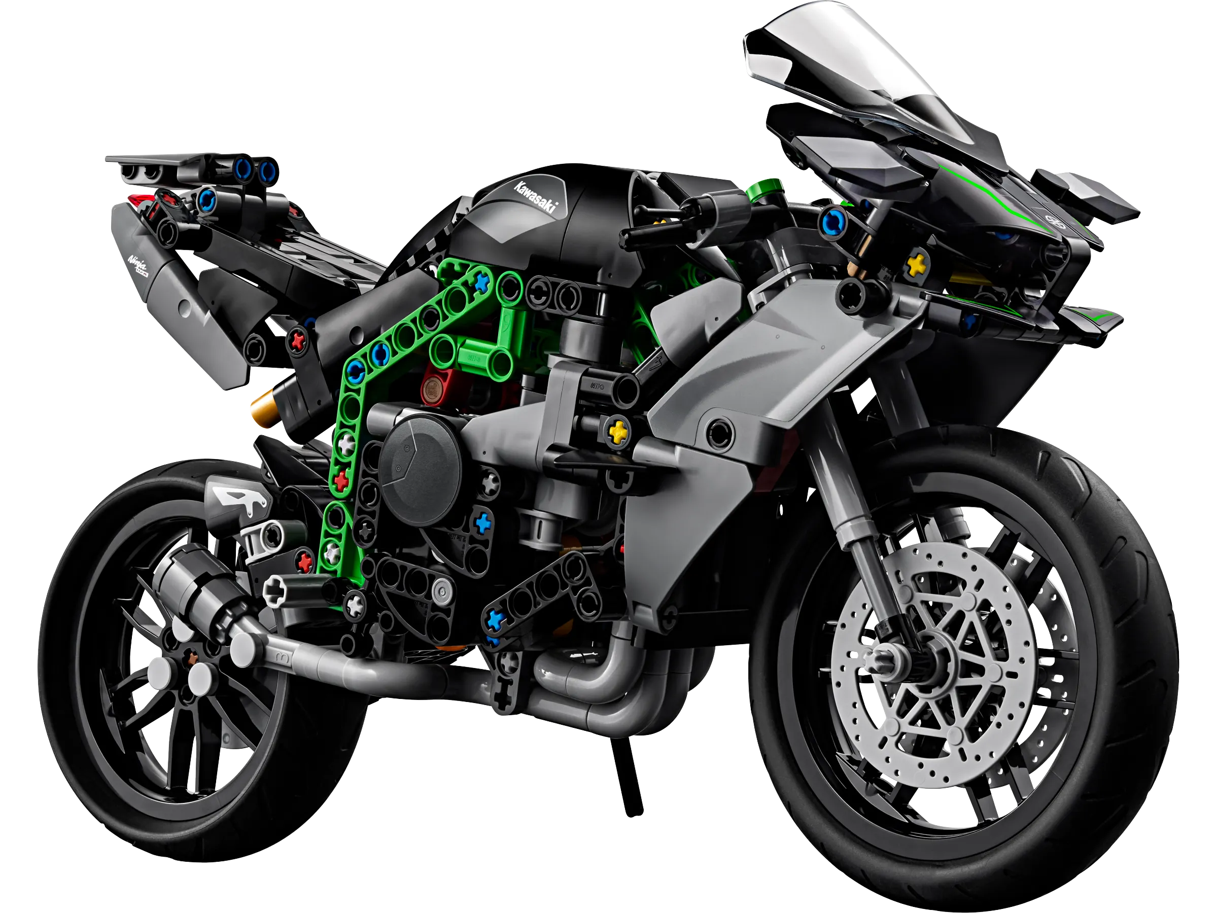LEGO Technic 42170 - Kawasaki Ninja H2R Motorcycle - Authentic LEGO Set Image 7
