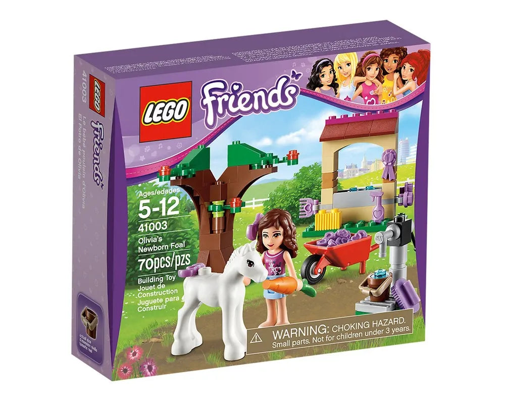 LEGO Friends 41003 - Olivia's Newborn Foal - Authentic LEGO Set Main Image