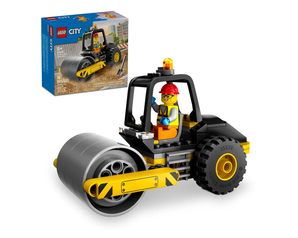 =LEGO City 60401 - Construction Steamroller - Authentic LEGO Set Main Image