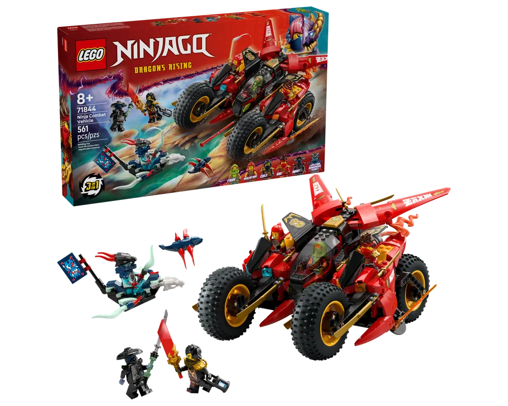 LEGO NINJAGO 71844 - Ninja Combat Vehicle - Authentic LEGO Set Main Image