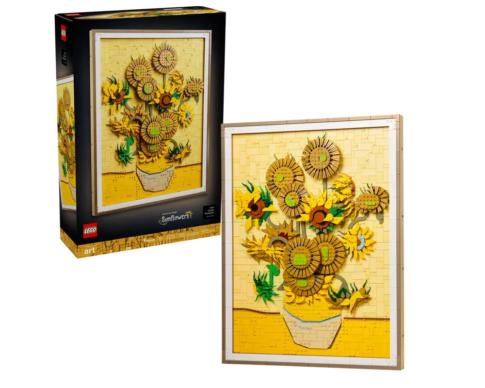 LEGO Art 31215 - Vincent van Gogh - Sunflowers - Authentic LEGO Set Main Image