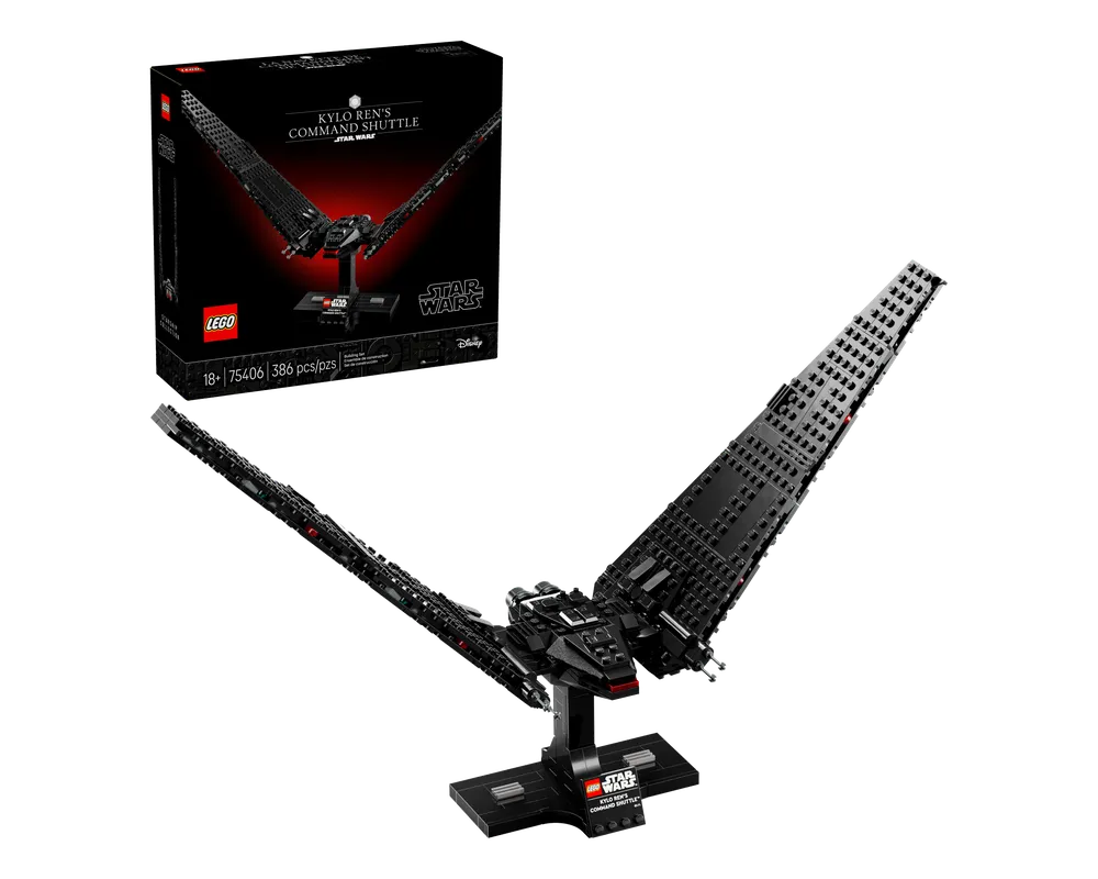 LEGO Star Wars 75406 - Kylo Ren's Command Shuttle - Authentic LEGO Set Main Image
