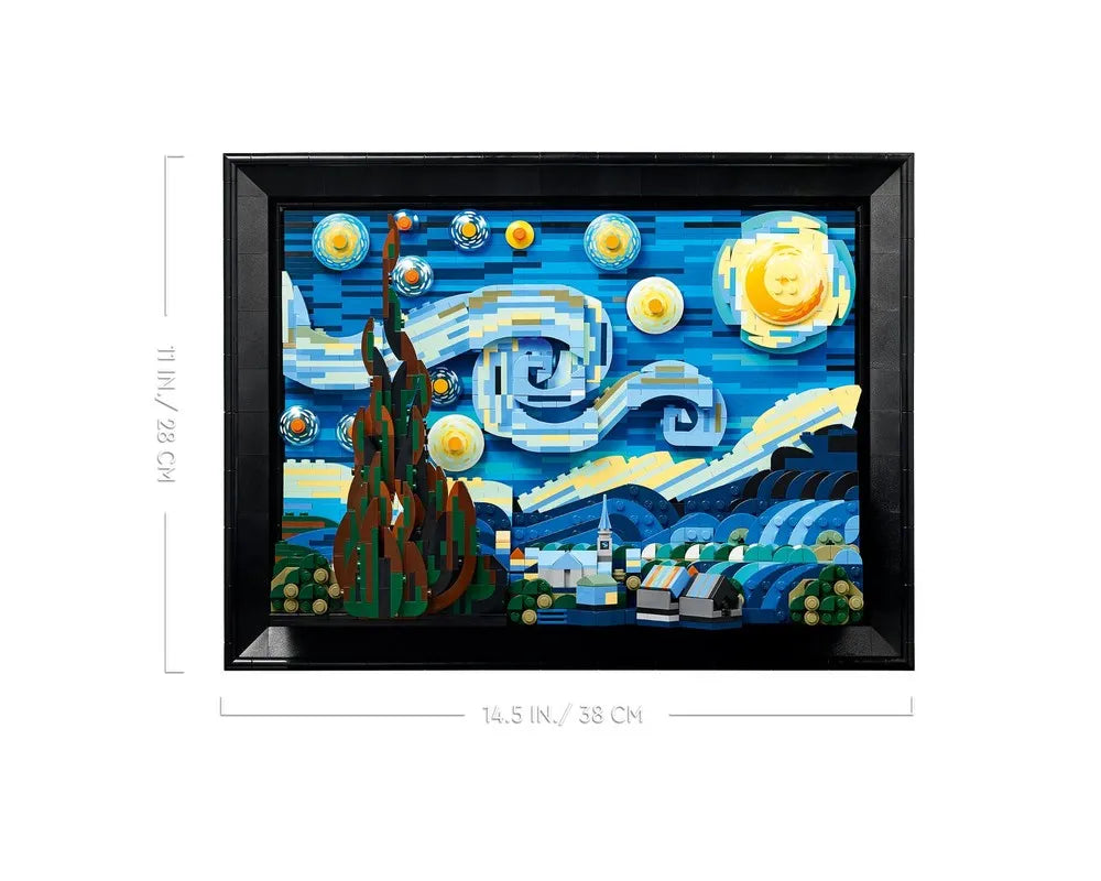 LEGO LEGO Ideas &#40;CUUSOO&#41; 21333 - The Starry Night (Vincent van Gogh) - Authentic LEGO Set Image 6
