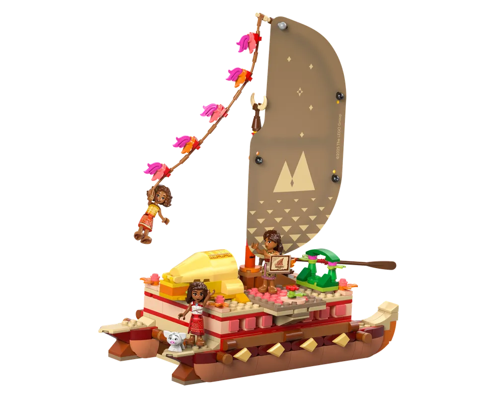 LEGO Disney 43270 - Moana's Adventure Canoe - Authentic LEGO Set Image 2