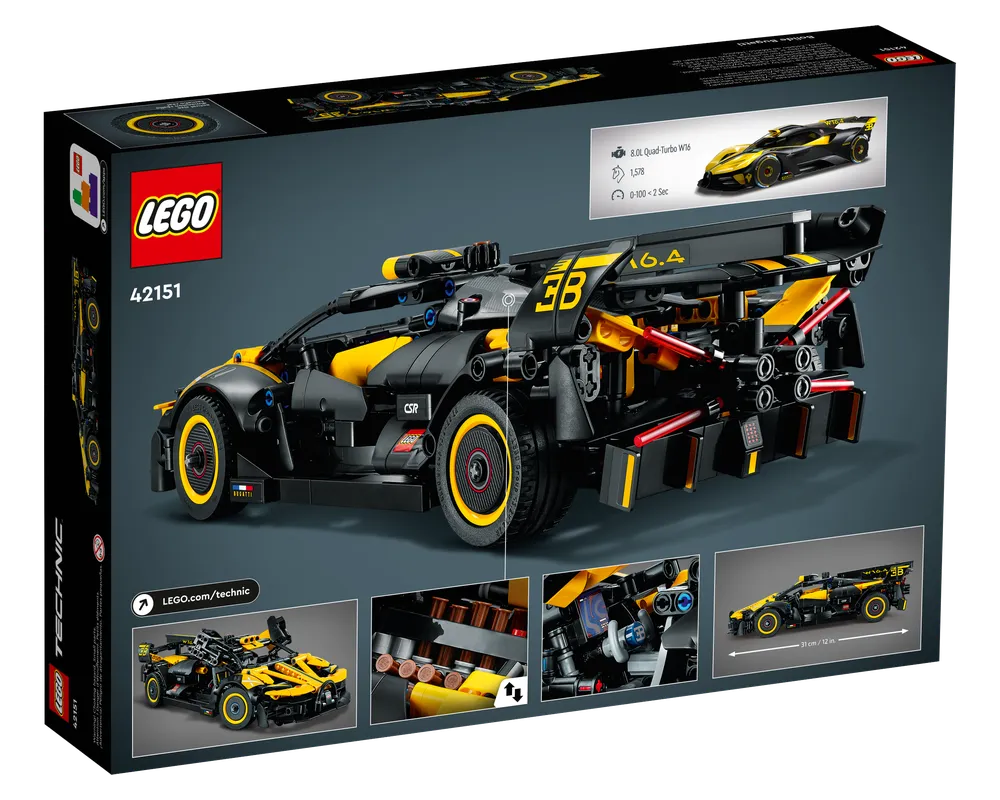 LEGO Technic 42151 - Bugatti Bolide - Authentic LEGO Set Image 5