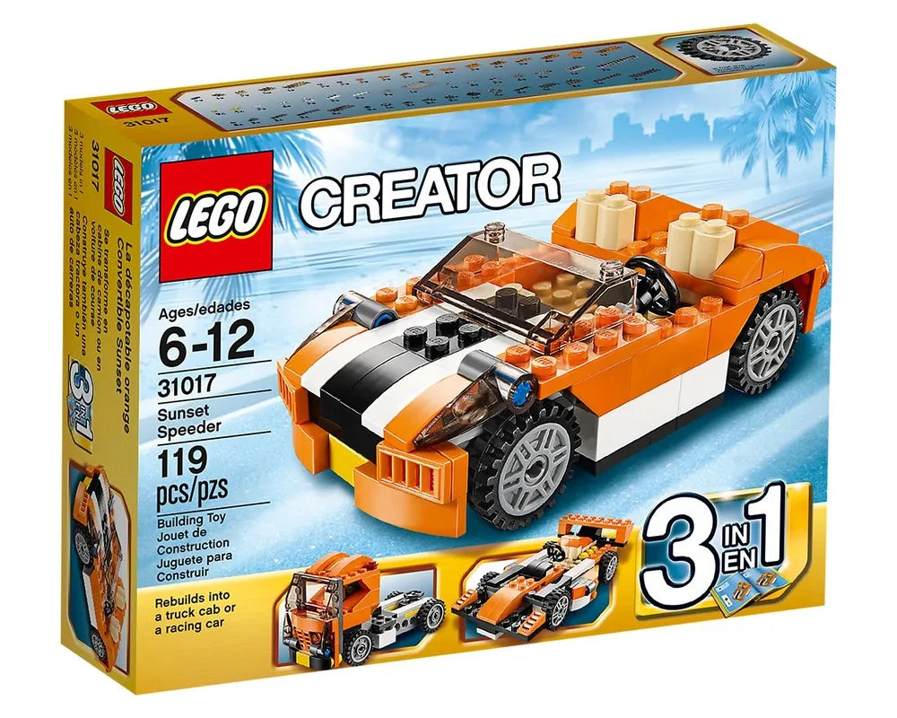 LEGO Creator 31017 - Sunset Speeder - Authentic LEGO Set Main Image