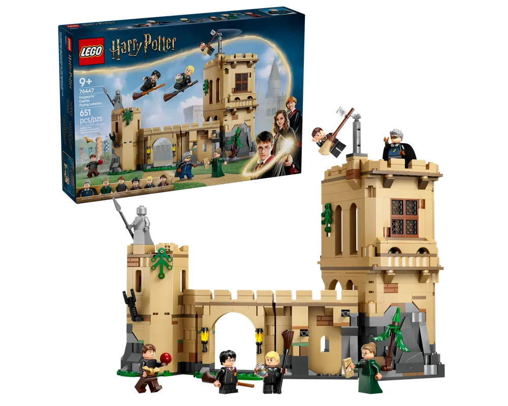 LEGO Harry Potter 76447 - Hogwarts Castle: Flying Lessons - Authentic LEGO Set Main Image