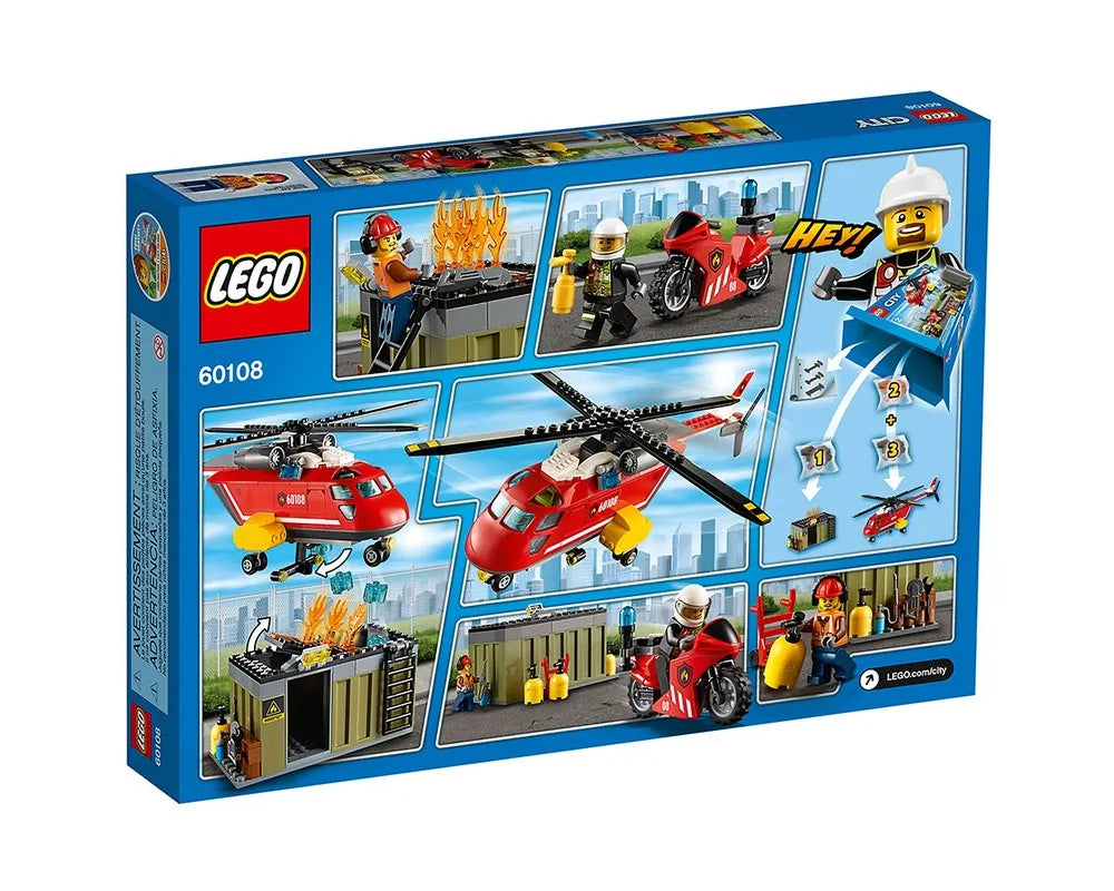 =LEGO City 60108 - Fire Response Unit - Authentic LEGO Set Image 4