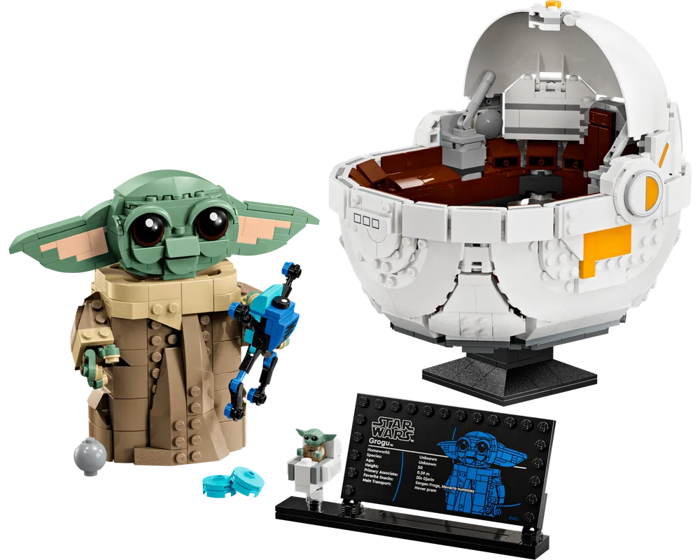 LEGO Star Wars 75403 - Grogu with Hover Pram - Authentic LEGO Set Image 2