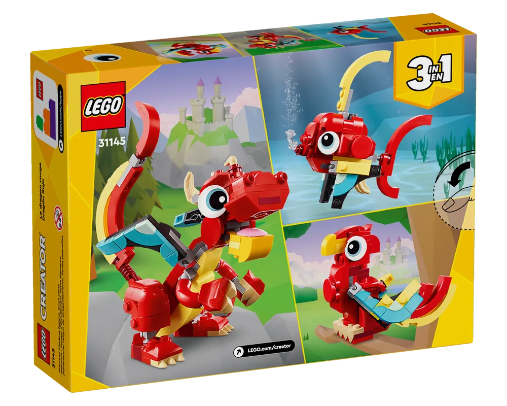 LEGO Creator 31145 - Red Dragon - Authentic LEGO Set Image 7