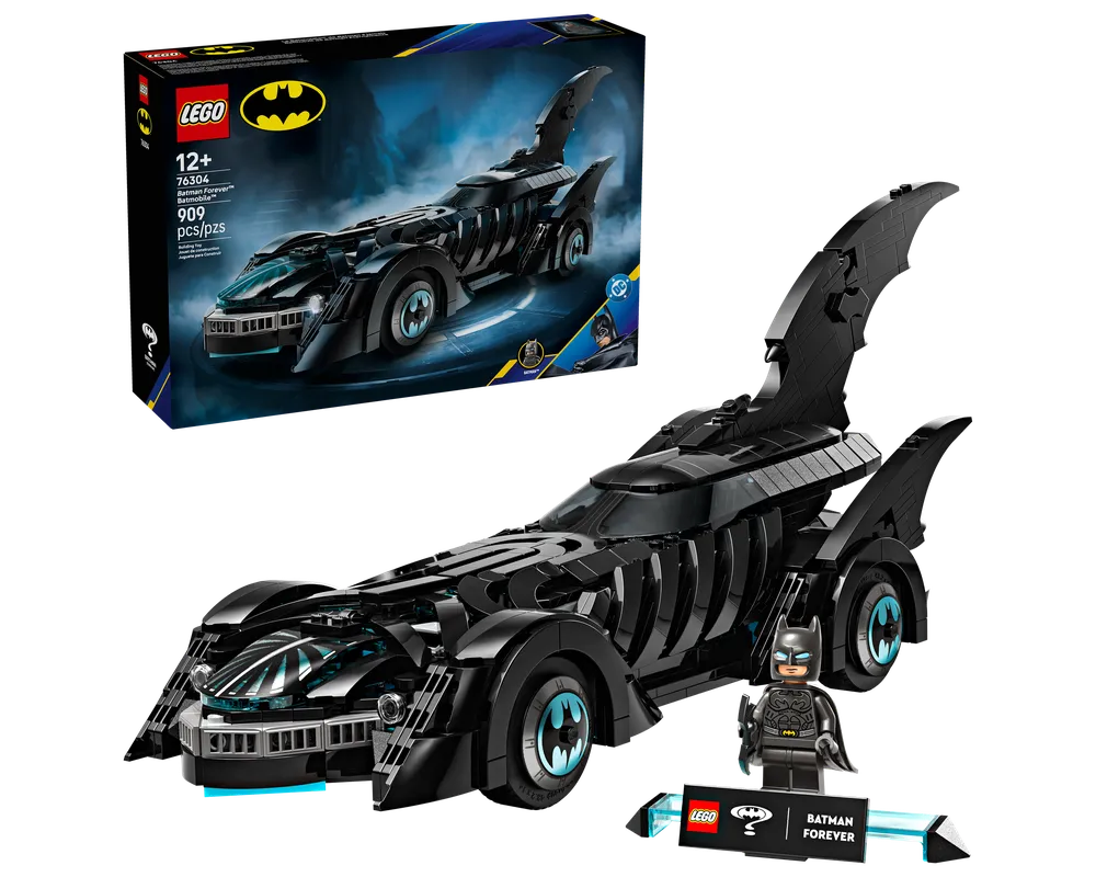 LEGO Super Heroes 76304 - Batman Forever Batmobile - Authentic LEGO Set Main Image
