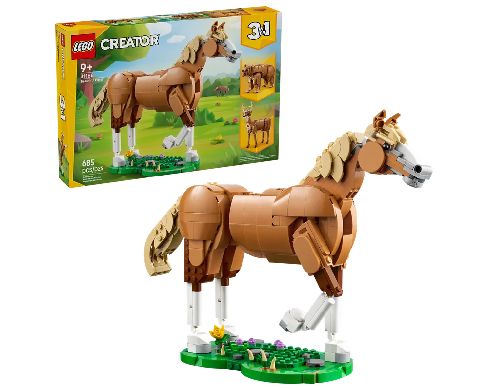 LEGO Creator 31166 - Beautiful Horse - Authentic LEGO Set Main Image