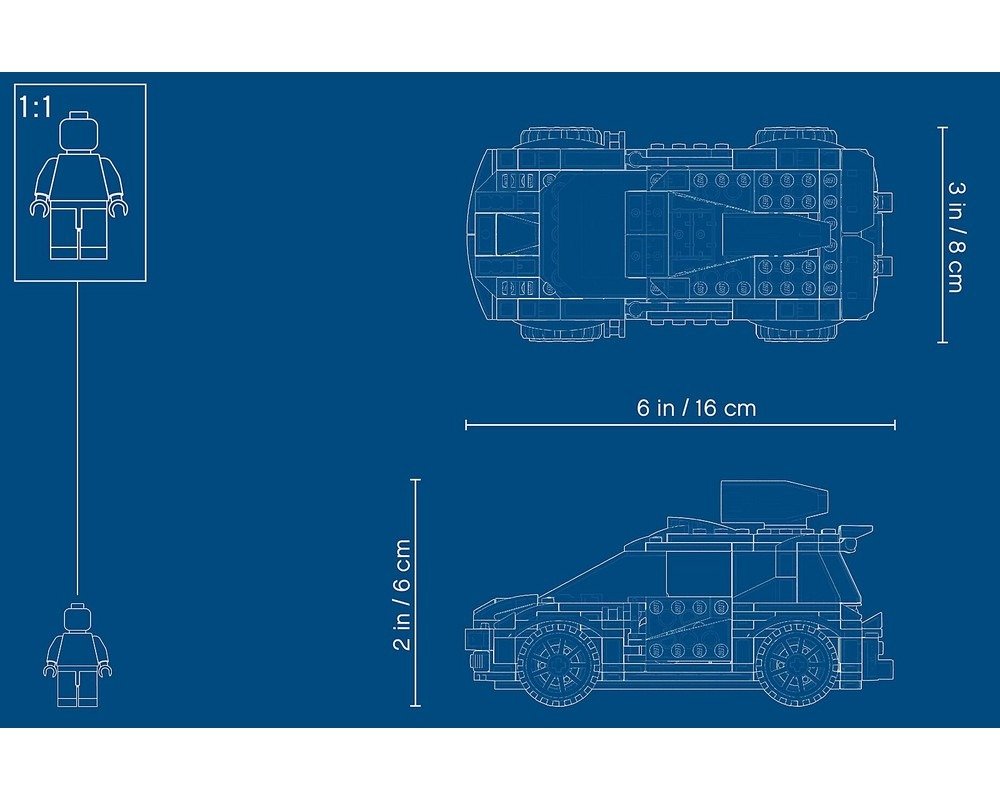 =LEGO Creator 31074 - Rocket Rally Car - Authentic LEGO Set Image 2