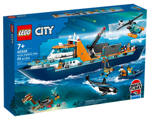 LEGO City 60368 - Arctic Explorer Ship - Authentic LEGO Set Main Image