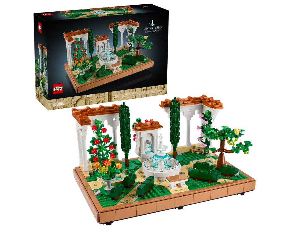 LEGO Creator 10359 - Fountain Garden - Authentic LEGO Set Main Image
