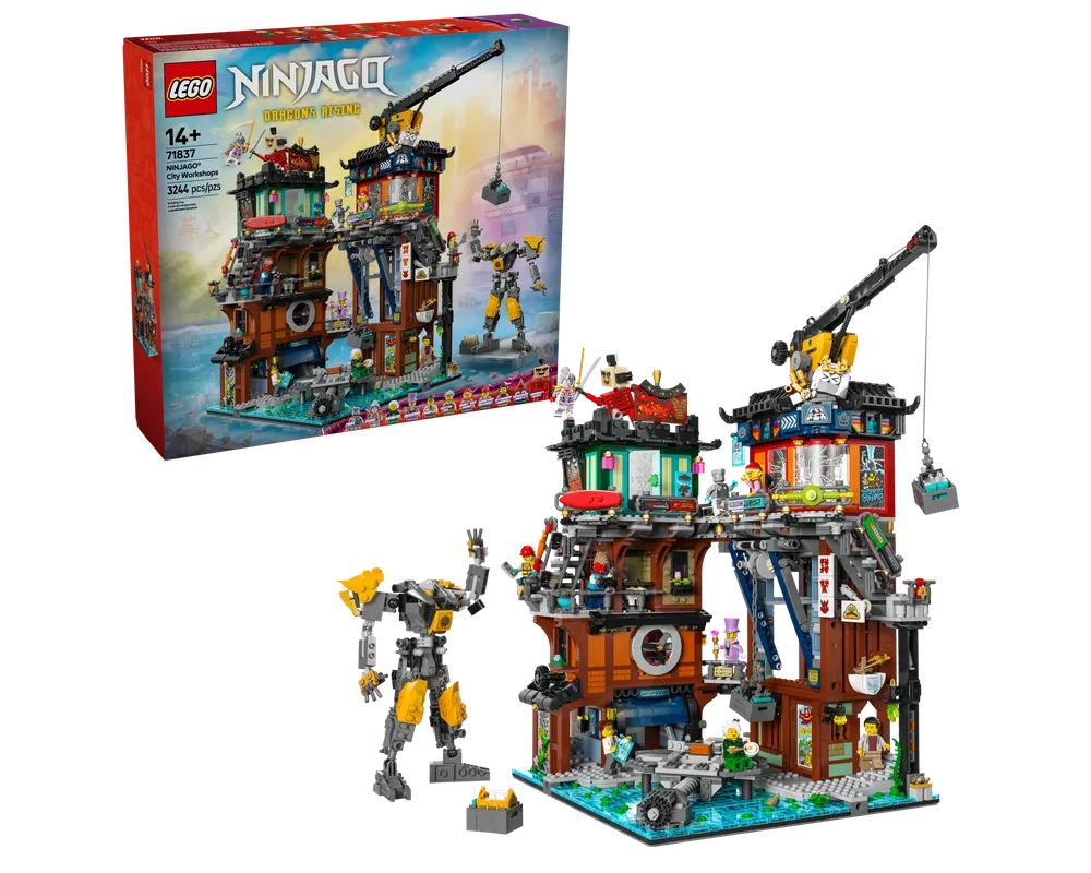 LEGO NINJAGO 71837 - NINJAGO City Workshops - Authentic LEGO Set Main Image