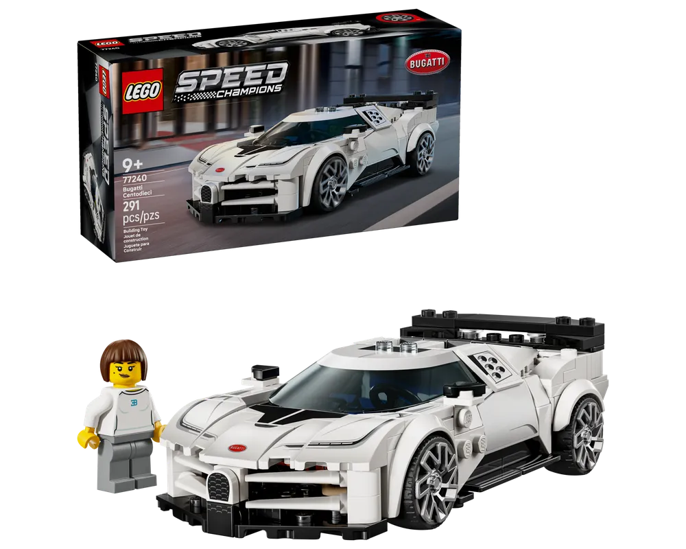 LEGO SPEED CHAMPIONS 77240 - Bugatti Centodieci - Authentic LEGO Set Main Image