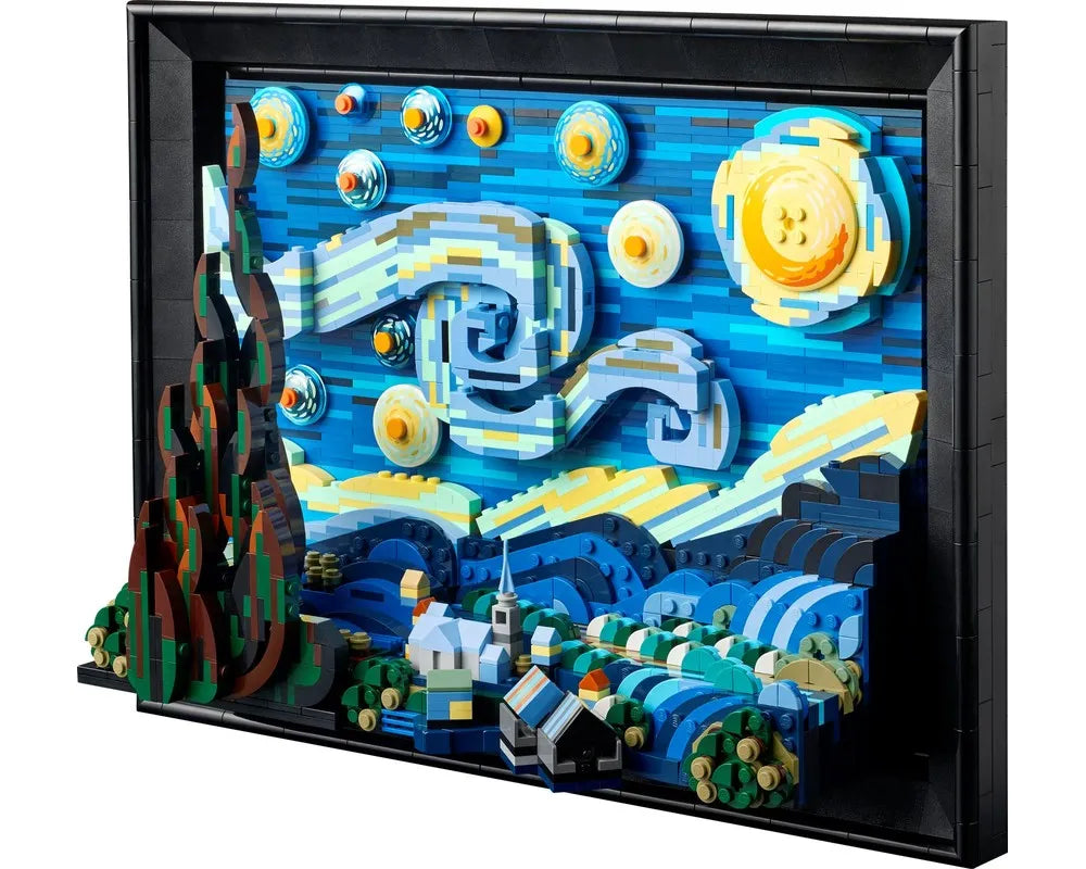 LEGO LEGO Ideas &#40;CUUSOO&#41; 21333 - The Starry Night (Vincent van Gogh) - Authentic LEGO Set Image 4