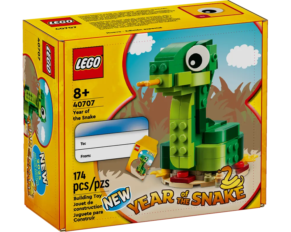=LEGO Holiday & Event 40707 - Year of the Snake - Authentic LEGO Set Main Image