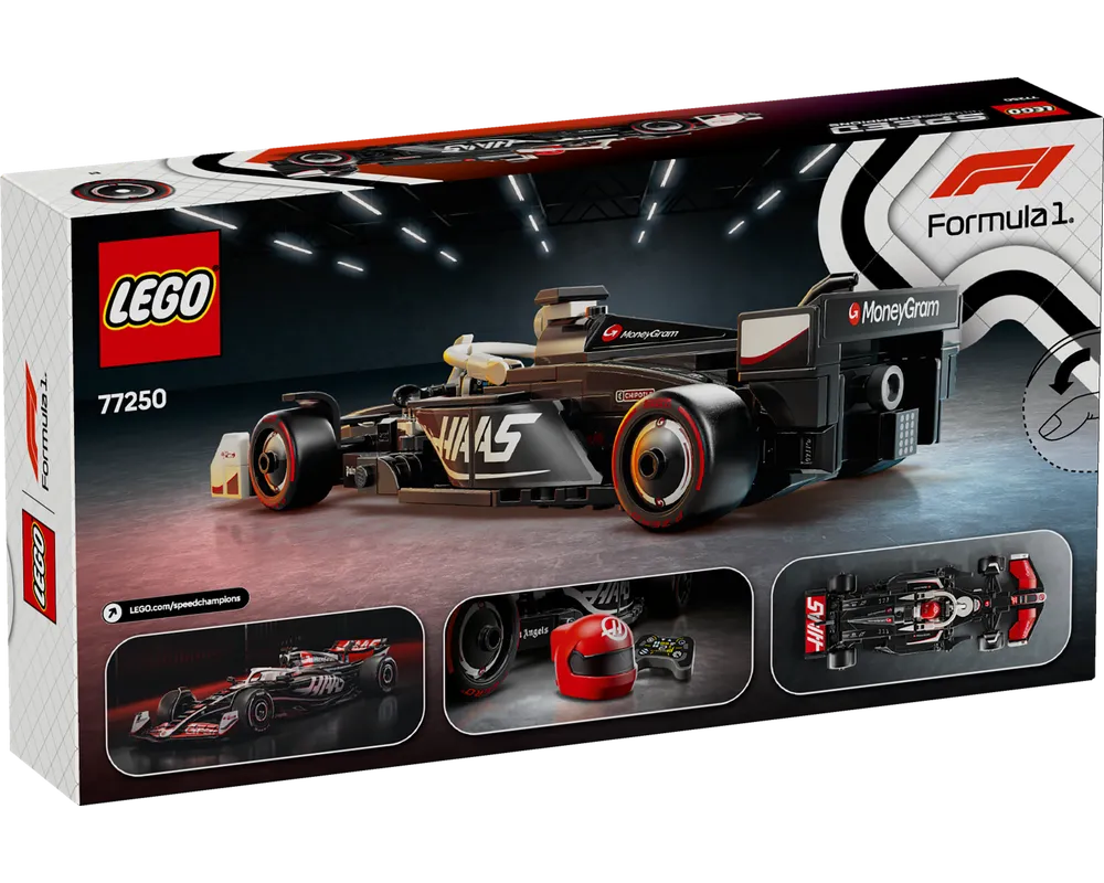 LEGO SPEED CHAMPIONS 77250 - MoneyGram Haas F1 Team VF-24 - Authentic LEGO Set Image 3