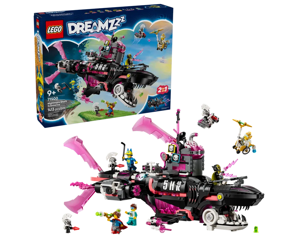 LEGO DREAMZzz 71500 - Nightmare Shark Submarine - Authentic LEGO Set Main Image