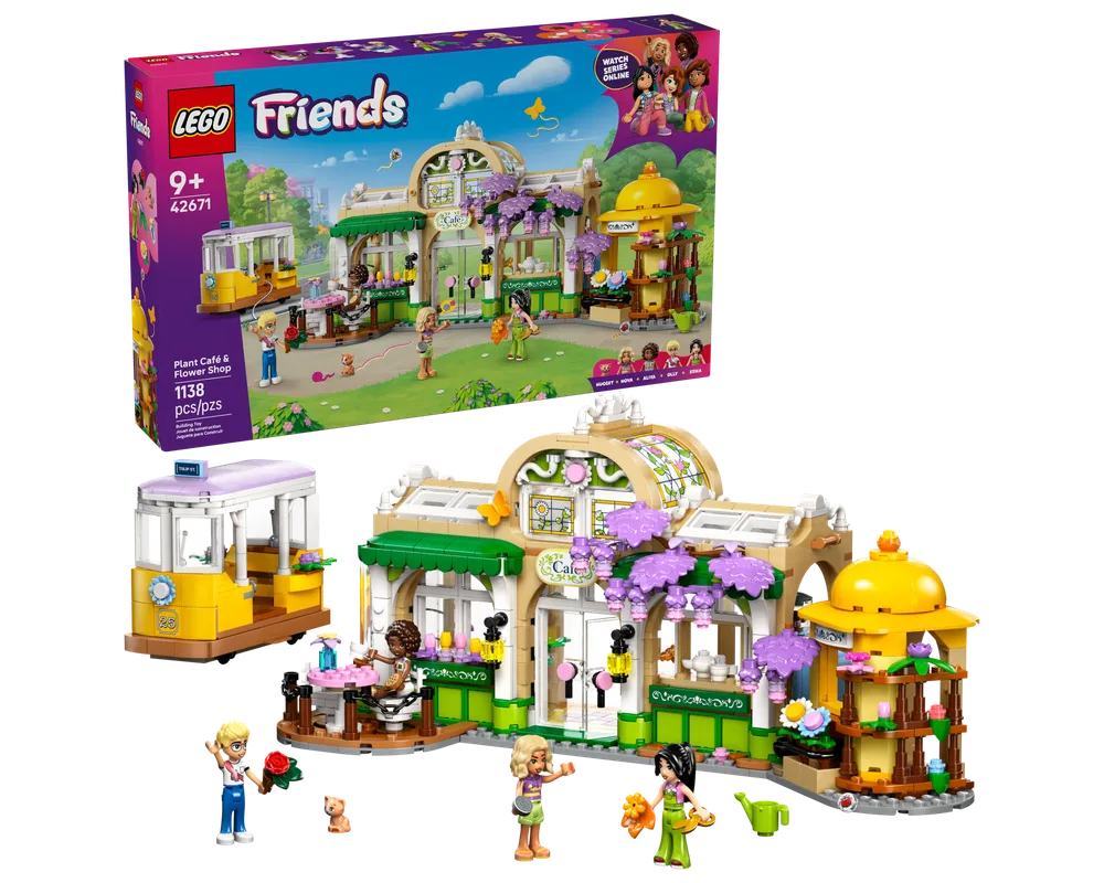 LEGO Friends 42671 - Plant Café & Flower Shop - Authentic LEGO Set Main Image