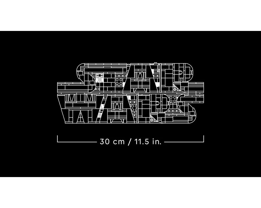 LEGO Star Wars 75407 - Brick-Built Star Wars Logo - Authentic LEGO Set Image 11