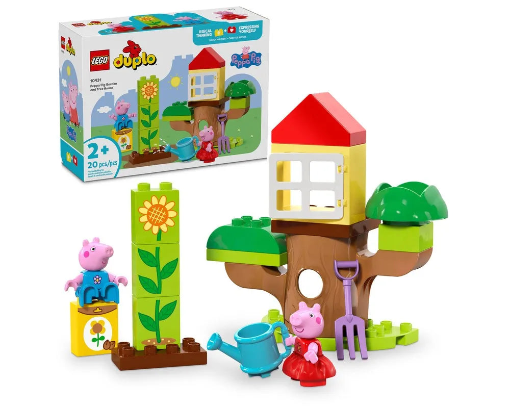 LEGO DUPLO 10431 - Peppa Pig Garden and Tree House - Authentic LEGO Set Main Image