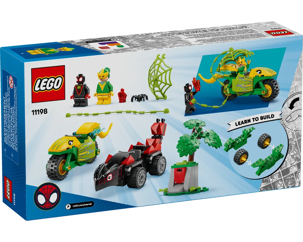LEGO Super Heroes 11198 - Spin and Electro Dinosaur Vehicle Chase - Authentic LEGO Set Image 3