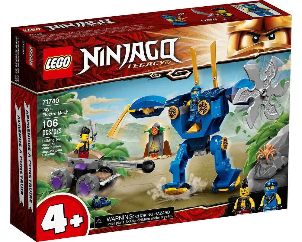 LEGO NINJAGO 71740 - Jay's Electro Mech - Authentic LEGO Set Main Image