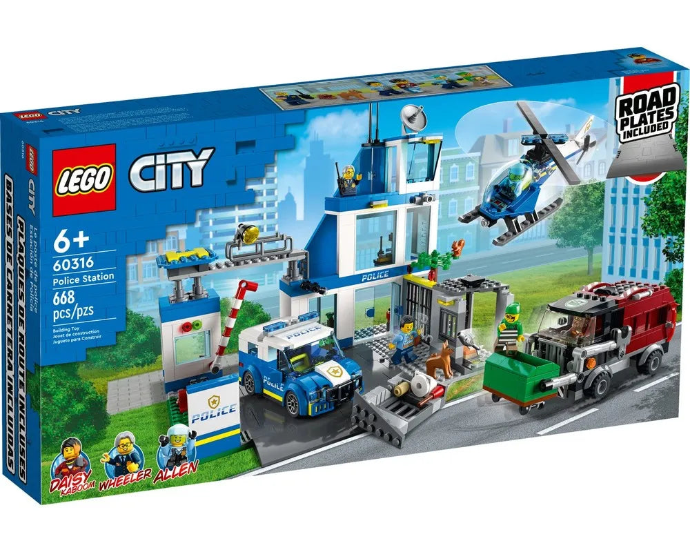 LEGO City 60316 - Police Station - Authentic LEGO Set Main Image