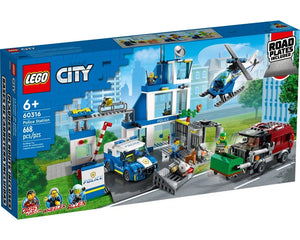 LEGO City 60316 - Police Station - Authentic LEGO Set Main Image