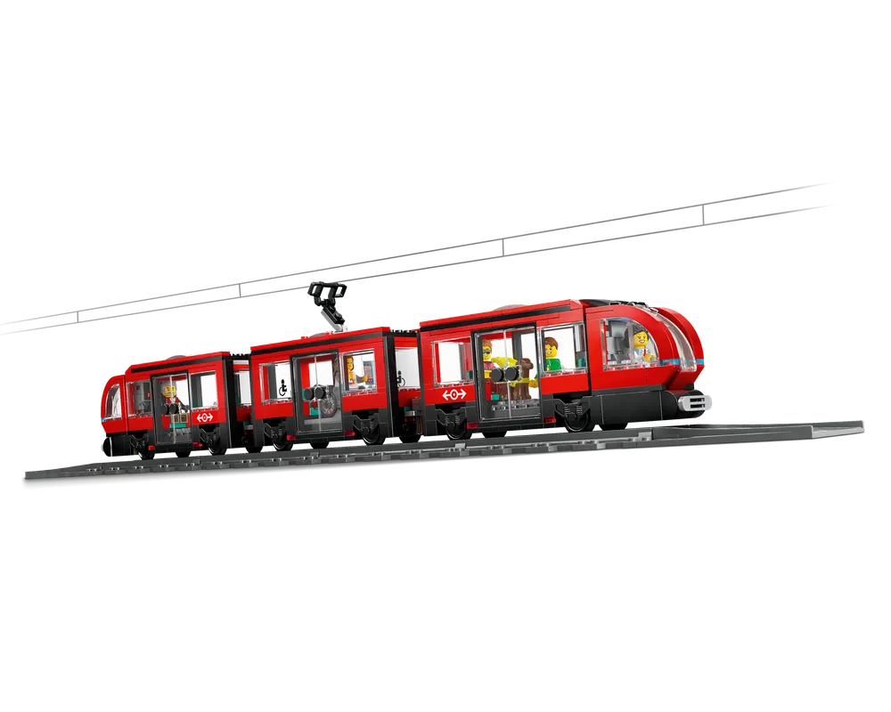 LEGO City 60423 - Downtown Streetcar - Authentic LEGO Set Image 4