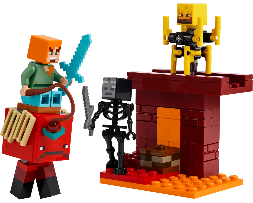 LEGO Minecraft 21266 - The Nether Lava Battle - Authentic LEGO Set Image 2
