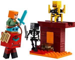 LEGO Minecraft 21266 - The Nether Lava Battle - Authentic LEGO Set Image 2
