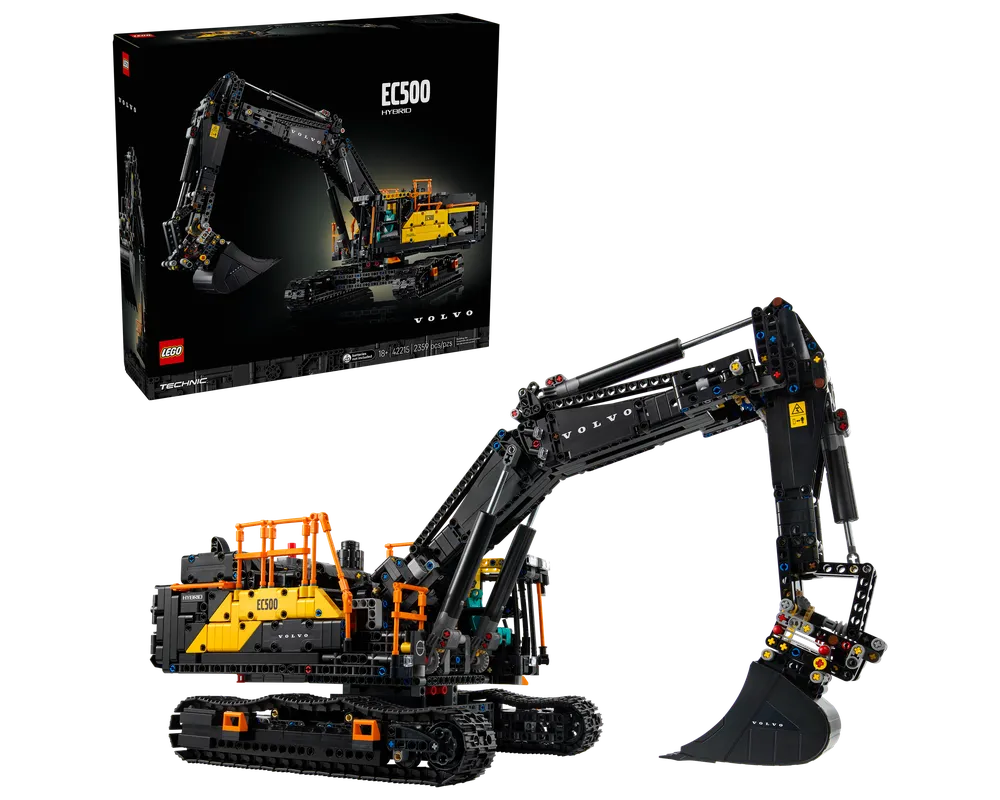 LEGO Technic 42215 - Volvo EC500 Hybrid Excavator - Authentic LEGO Set Main Image