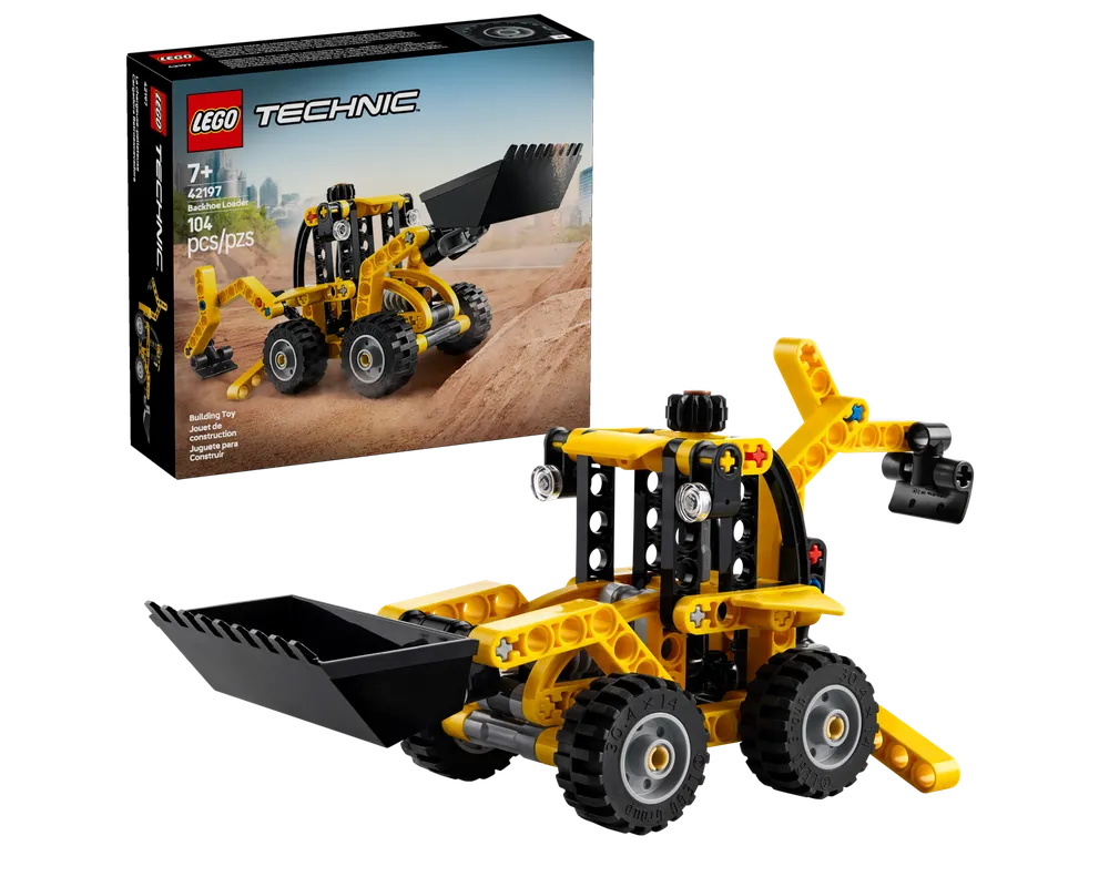 LEGO Technic 42197 - Backhoe Loader - Authentic LEGO Set Main Image
