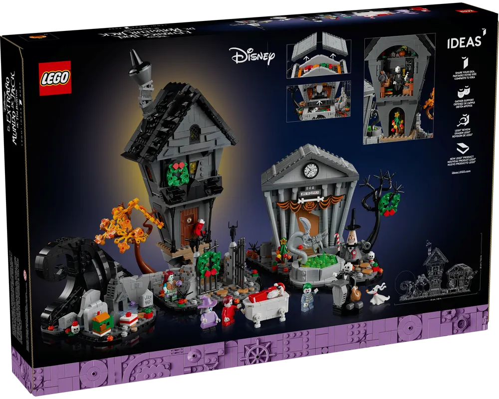 LEGO LEGO Ideas &#40;CUUSOO&#41; 21351 - Disney Tim Burton's The Nightmare Before Christmas - Authentic LEGO Set Image 4