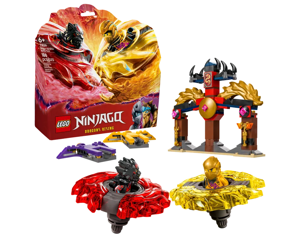 LEGO NINJAGO 71826 - Dragon Spinjitzu Battle Pack - Authentic LEGO Set Main Image