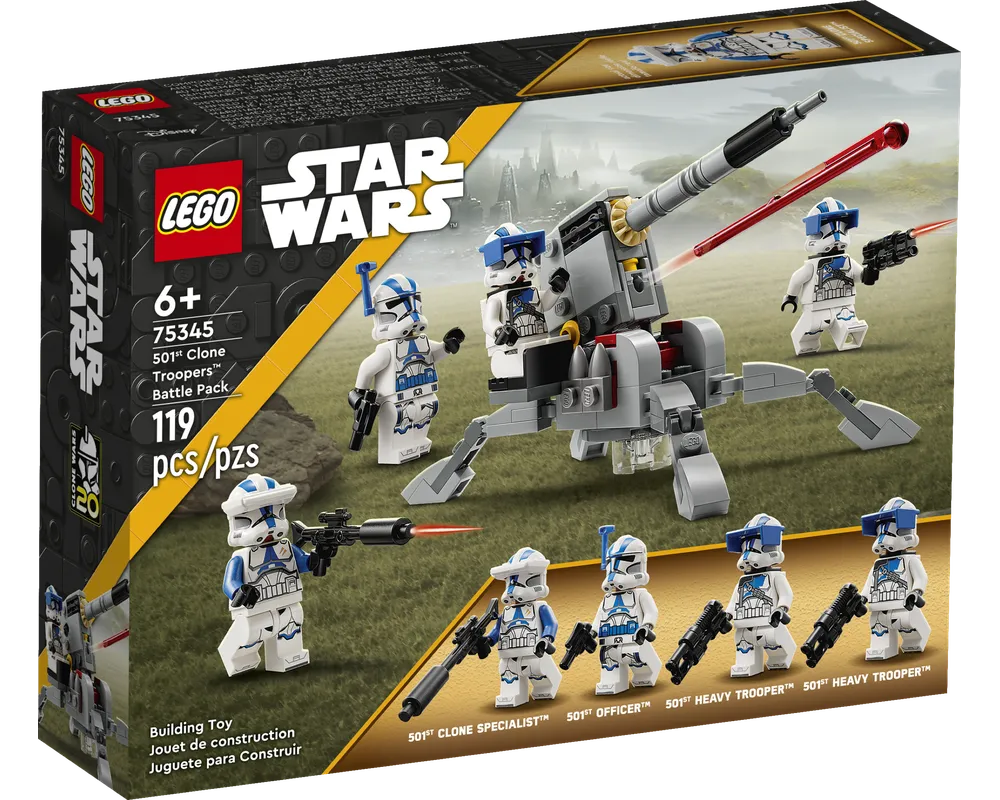 LEGO Star Wars 75345 - 501st Clone Troopers Battle Pack - Authentic LEGO Set Main Image